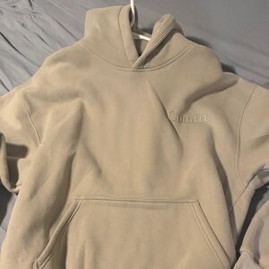 Women's Beige Hoodie Sweater